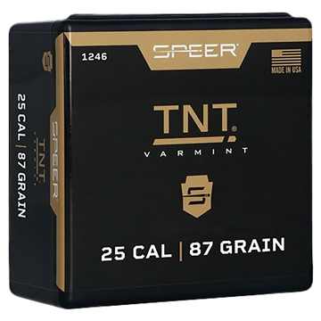 Picture of Speer TNT 25Cal 87gr Jacketed Hollow Point 100 Per Box/5 Case 1246