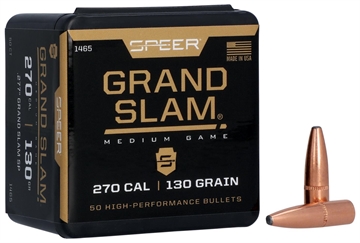 Picture of Speer Grand Slam 270Cal 130gr Soft Point 50 Per Box/5 Case 1465