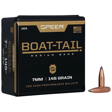Picture of Speer Boat-Tail 7mm 145gr Jacketed Soft Point Boat Tail 100 Per Box/5 Case 1628