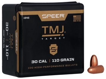 Picture of Speer TMJ Target / Plinker Bullets .30 cal .308" 110 gr Carbine TMJ-RN 100/ct 1846