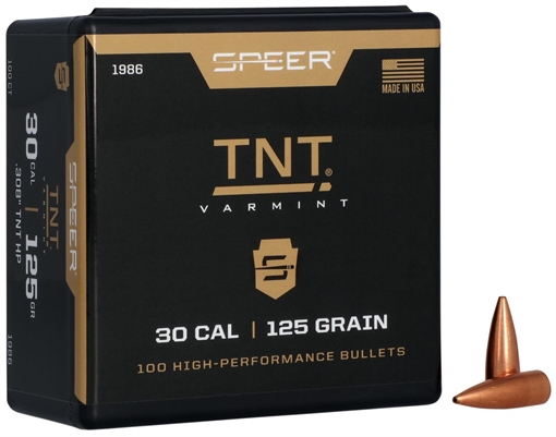Picture of Speer TNT 30Cal 125gr Jacketed Hollow Point 100 Per Box/5 Case 1986