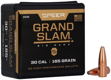 Picture of Speer Grand Slam 30Cal 165gr Soft Point 50 Per Box/5 Case 2038