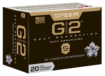 Picture of Speer Ammunition Gold Dot G2, 45 ACP, 230 Grain, Gold Dot Hollow Point, 20 Round Box 24256