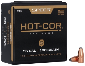 Picture of Speer Hot-Cor 35Cal 180gr Spitzer Soft Point 100 Per Box/5 Case 2435