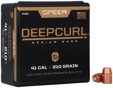 Picture of Speer Deep Curl Handgun Hunting Hunting Bullets .41 Mag .410" 210 gr DCHP 100/ct 4430