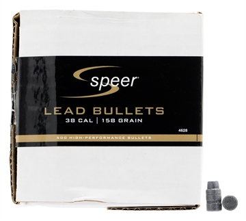 Picture of Speer Handgun 38Cal 158gr Lead Semi Wad Cutter Hollow Point 500 Per Box/1 Case 4628