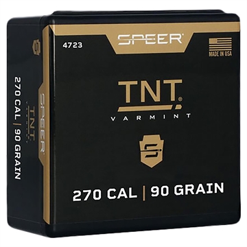 Picture of Speer TNT 270Win 90gr Jacketed Hollow Point 650 Per Box/1 Case 4723