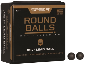 Picture of Speer Lead Balls 45Cal Lead Ball 143gr 100 Per Box/5 Case 5137