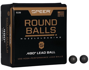Picture of Speer Lead Balls 50Cal Lead Ball 176gr 100 Per Box/5 Case 5139
