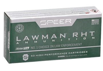 Picture of Speer Lawman Training RHT 40S&W 125gr SinterFire Frangible 50 Per Box/20 Case 53375