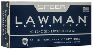 Picture of Speer Lawman 357Sig 125gr Total Metal Jacket Flat Nose 50 Per Box/20 Case 53919