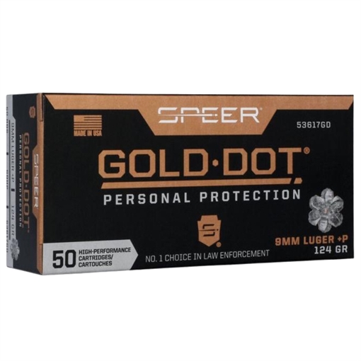 Picture of SPEER 9MM +P 124GDHP 50 53617GD 53617GD