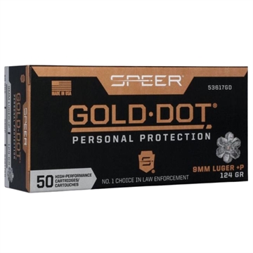 Picture of SPEER 9MM +P 124GDHP 50 53617GD 53617GD