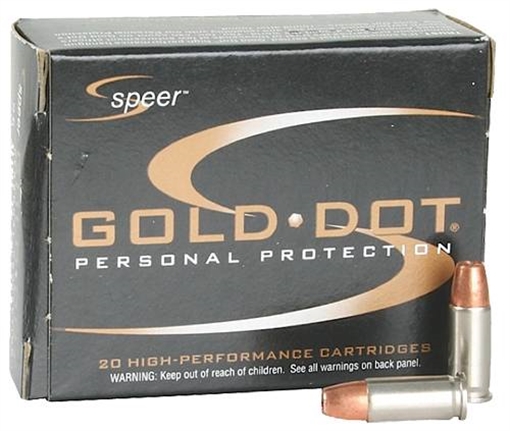 Picture of Speer Ammo Gold Dot Personal Protection 25 Automatic Colt Pistol (ACP) 35 GR Hollow Point 20 Bx/ 25 Cs 076683236029