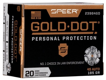 Picture of SPEER GOLD DOT 45ACP 185GR GDHP 23964