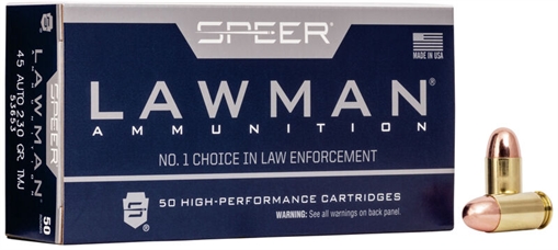 Picture of Speer Lawman .45 Auto TMJ 53653