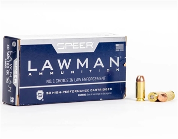 Picture of SPEER LAWMAN 40SW 180G TMJ 50RD BX 1000RD CASE 53652