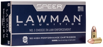 Picture of Speer Lawman Handgun Training 9mm Luger 53650