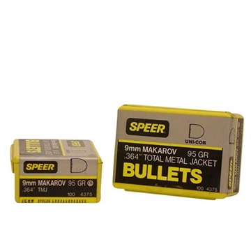Picture of Speer TMJ Handgun Bullets 9mm Maarov .364" 95 gr TMJ-RN 100/ct 4375