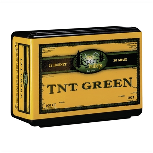 Picture of Speer SPEER TNT VARMINT GREEN BULLETS 22 CALIBER 30 GR 100BX 1021