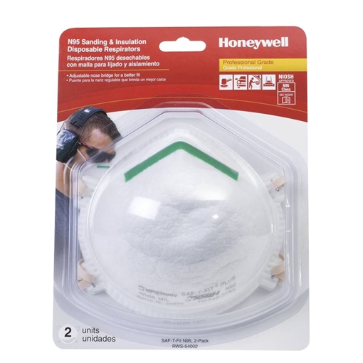 Picture of Sperian Saf-T-Fit Plus N95 Disposable Respirator RWS-54002