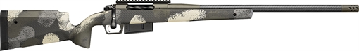 Picture of Springfield Model 2020 Waypoint, Bolt Action Rifle, 7MM PRC, 24" Carbon Fiber Barrel, 1:8 Twist, SA Radial Brake, Cerakote Finish, Mil-Spec Green, Evergreen Camo Carbon Fiber Stock with M-LOK, TriggerTech Adjustable Trigger, 3 Rounds, 1 AICS Long Action Magazine BAW9247PRCCFG