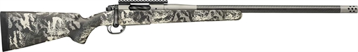 Picture of Springfield Model 2020, Boundary, Bolt Action Rifle, 300 PRC, 24" Carbon Fiber Barrel, 1:10 Twist, SA Radial Brake, Cerakote Finish, Tactical Gray, Rogue Camo AG Sportsman Carbon Fiber Stock with M-LOK and QD Cups, TriggerTech Adjustable Trigger, 3 Rounds BAB924300PRCCFY