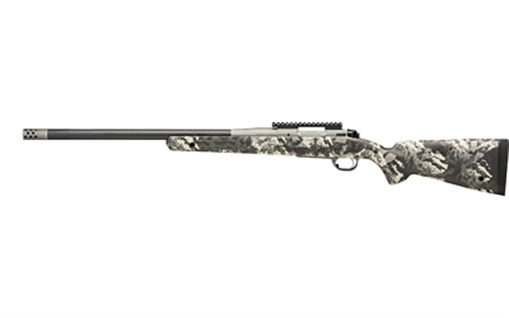 Picture of Springfield Model 2020, Boundary, Bolt Action Rifle, 6.5 Creedmoor, 22" Carbon Fiber Barrel, 1:10 Twist, SA Radial Brake, Cerakote Finish, Tactical Gray, Rogue Camo AG Sportsman Carbon Fiber Stock with M-LOK and QD Cups, TriggerTech Adjustable Trigger, 4 Rounds BAB92265CMCFY