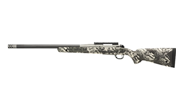 Picture of Springfield Model 2020, Boundary, Bolt Action Rifle, 6.5 Creedmoor, 22" Carbon Fiber Barrel, 1:10 Twist, SA Radial Brake, Cerakote Finish, Tactical Gray, Rogue Camo AG Sportsman Carbon Fiber Stock with M-LOK and QD Cups, TriggerTech Adjustable Trigger, 4 Rounds BAB92265CMCFY