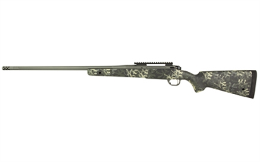 Picture of Springfield Model 2020, Boundary, Bolt Action Rifle, 7MM Remington, 24" Fluted Steel Barrel, 1:8 Twist, SA Radial Brake, Cerakote Finish, Tactical Gray, Rogue Camo AG Sportsman Carbon Fiber Stock with M-LOK and QD Cups, TriggerTech Adjustable Trigger, 3 Rounds BAB9247Y