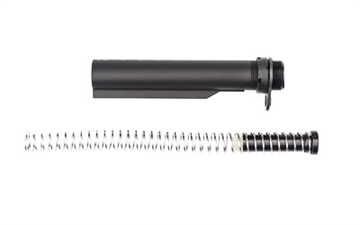 Picture of Spike's Tactical Rifle Buffer Tube Assembly, Includes Buffer, Buffer Tube, Buffer Spring, Castle Nut, End Plate, Fits AR-15 Rifles, Black SLA500R-K