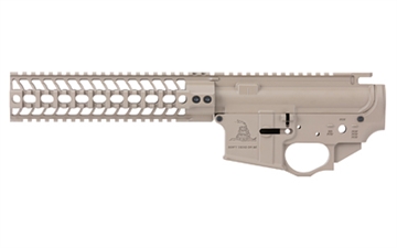 Picture of Spike's Tactical Gadsden Lower/Upper Receiver Set, Semi-automatic, 223 Remington/556NATO, Cerakote Finish, Magpul FDE, Includes 9" SAR3 Rail STS1634-PM9S