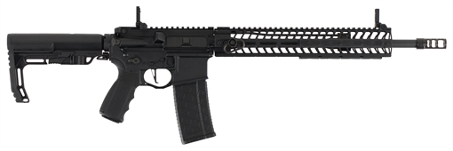 Picture of Spikes Pipe Hitter 223 Rem,5.56x45mm NATO 16" No Magazine Black Hard Coat Anodized 6 Position MFT BMS Minimalist Stock PHUR5435M3R