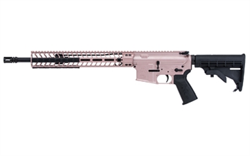 Picture of Spike's Tactical Spikes 556, Semi-automatic Rifle, 223 Remington/556 NATO, 16" Barrel, Cerakote Finish, Rose Gold, Mid Length Gas System, 13" Free Float M-LOK Rail, No Magazine STR5735-CM3F-PRG