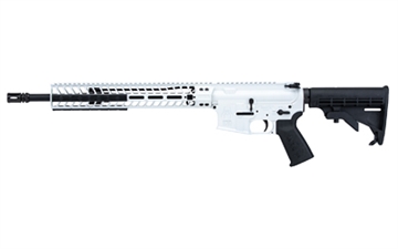 Picture of Spike's Tactical Spikes 556, Semi-automatic Rifle, 223 Remington/556 NATO, 16" Barrel, Mid Length Gas System, Cerakote Finish, Storm Trooper White, Free Float 13" M-LOK Rail, No Magazine STR5735-CM3F-PSTW
