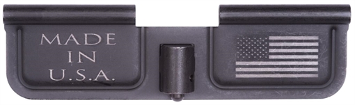 Picture of Spikes Ejection Port Door USA/Flag AR-15 Black Phosphate Steel SED7002