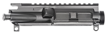 Picture of Spike's Tactical Upper, Fits AR Rifles, Black, Flat Top, Machined from a Mil-Spec 7075 T6 forging, with Forward Assist and Ejection Door installed SFT50M4