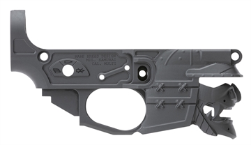 Picture of Spikes Rare Breed Samurai Stripped Lower Receiver Multi-Caliber 7075-T6 Aluminum Black Anodized for AR-15 STLB630