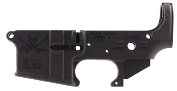 Picture of Spike's Tactical Calico Jack, Stripped Lower, Semi-automatic, 223 Rem/556NATO, Black Finish, Non-Color STLS016