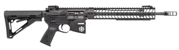 Picture of Spikes Rare Breed Crusader 5.56x45mm NATO 14.50" No Magazine Black Hard Coat Anodized Adjustable Magpul CTR Stock STR5620M2R