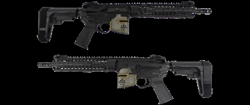 Picture of SPIKES TACT RARE BREED CRUSADER 11.5" 5.56 PISTL 10" M-LOK W SB3 BRACE & R2 STP5625-CM1R