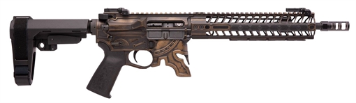 Picture of SPIKES TACTICAL RARE BREED SPARTAN DISTRESSED 11.5" 5.56 PISTOL W SB3 BRACE & R2 STP5610-CM1R