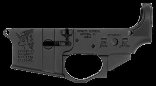 Picture of SPIKES TACTICAL STRIPPED LOWER RECEIVER MULTI CAL SNOWFLAKE--COSMETIC BLEM STLS030-BLEM