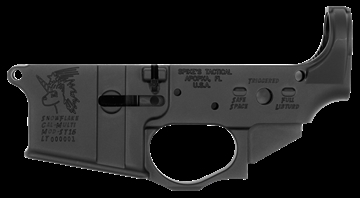 Picture of SPIKES TACTICAL STRIPPED LOWER RECEIVER MULTI CAL SNOWFLAKE--COSMETIC BLEM STLS030-BLEM