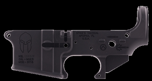 Picture of SPIKES TACTICAL STRIPPED LOWER RECEIVER MULTI CAL SPARTAN LOGO--COSMETIC BLEM STLS021-BLEM