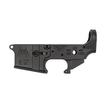 Picture of SPIKES TACTICAL STRIPPED LOWER RECEIVER MULTI CAL SPIDER LOGO--COSMETIC BLEM STLS019-BLEM