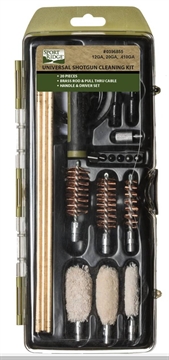 Picture of SPORT RIDGE UNIVERSAL SHOTGUN CLEANING KIT 20PC. WITH BRASS RODS HARD CASE (6/CASE) 0396855