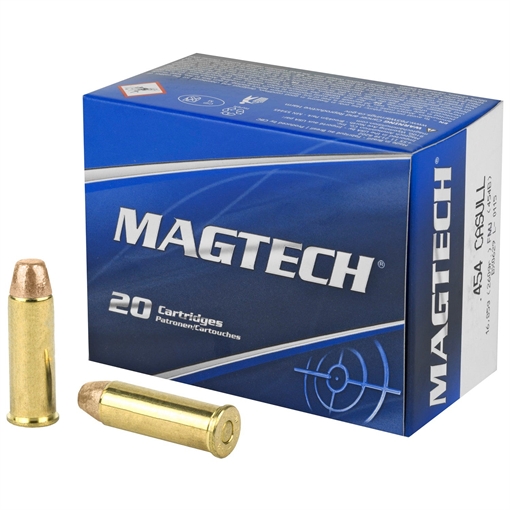 Picture of MAGTECH 454 CASULL 260GR FMJ FLAT 20RD BOX 50 BOXES PER CASE 454B