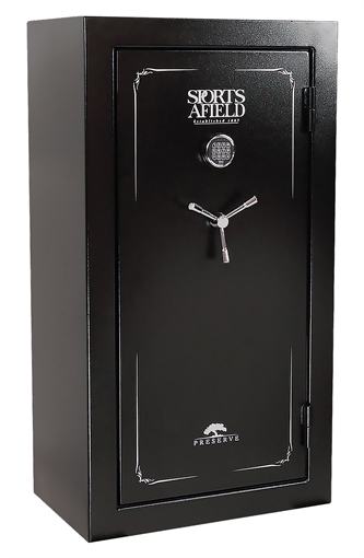 Picture of Sports Afield Preserve SA5932P Keypad/Key Entry Black Textured Steel Holds 32 + 6 59" H x 32" W x 20" D Fireproof- Yes SECSA5932P