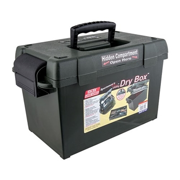 Picture of MTM Case-Gard Sportsmen's Plus Utility Dry Box Forest Green Polypropylene SPUD111